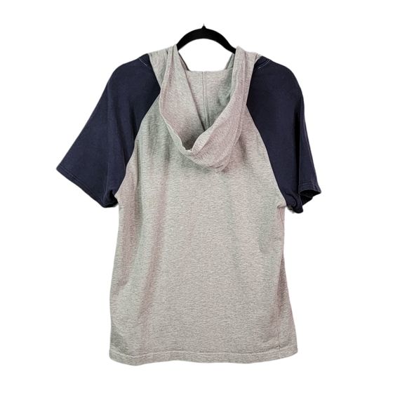 Champion Vintage Y2k Short Sleeve Hooded Shirt 100% Cotton Men's M - Picture 11 of 16